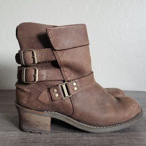 Caterpillar Women's Carolina Leather Boots Shoes Size 9